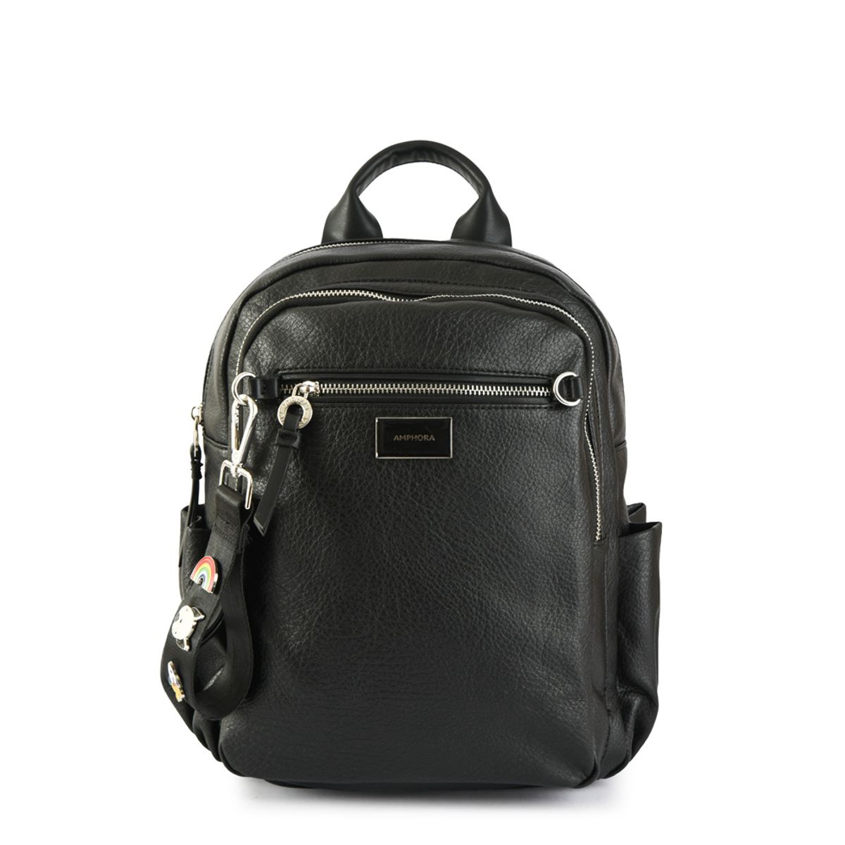 AMPHORA - Mochila charlene mediana negro especial