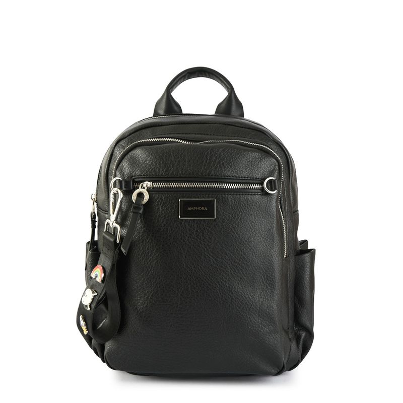 AMPHORA - Mochila Mediana Charlene Negro especial