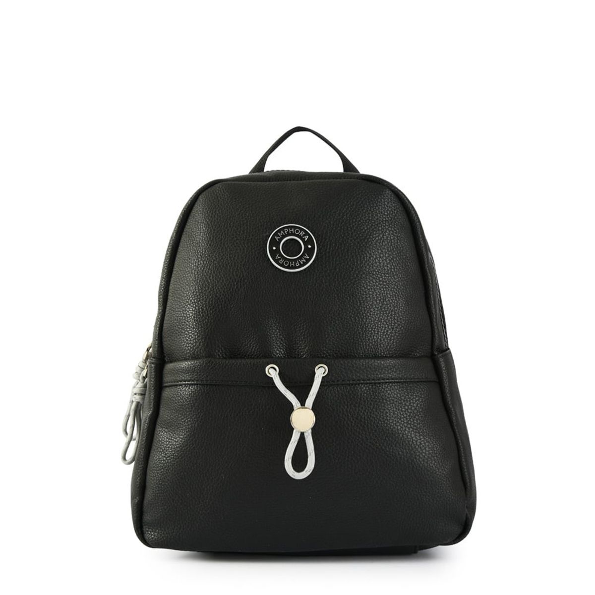 AMPHORA - Mochila Mediana Roudy Negro