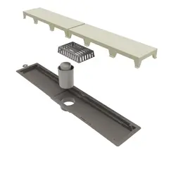 VERONA - Desague Dren Ducha Baño 50cm Beige