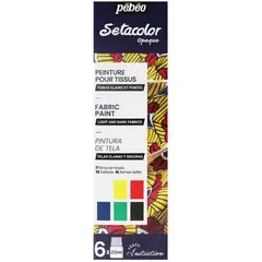 PEBEO - Pintura para Tela Setacolor Opaque Set 6 x 20ml
