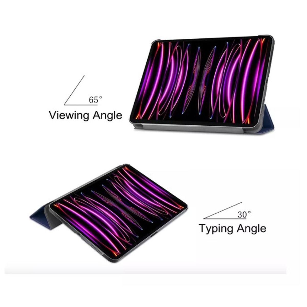 GENERICO - Carcasa Funda Smart Cover Para iPad 12.9 (pro) Color Azul