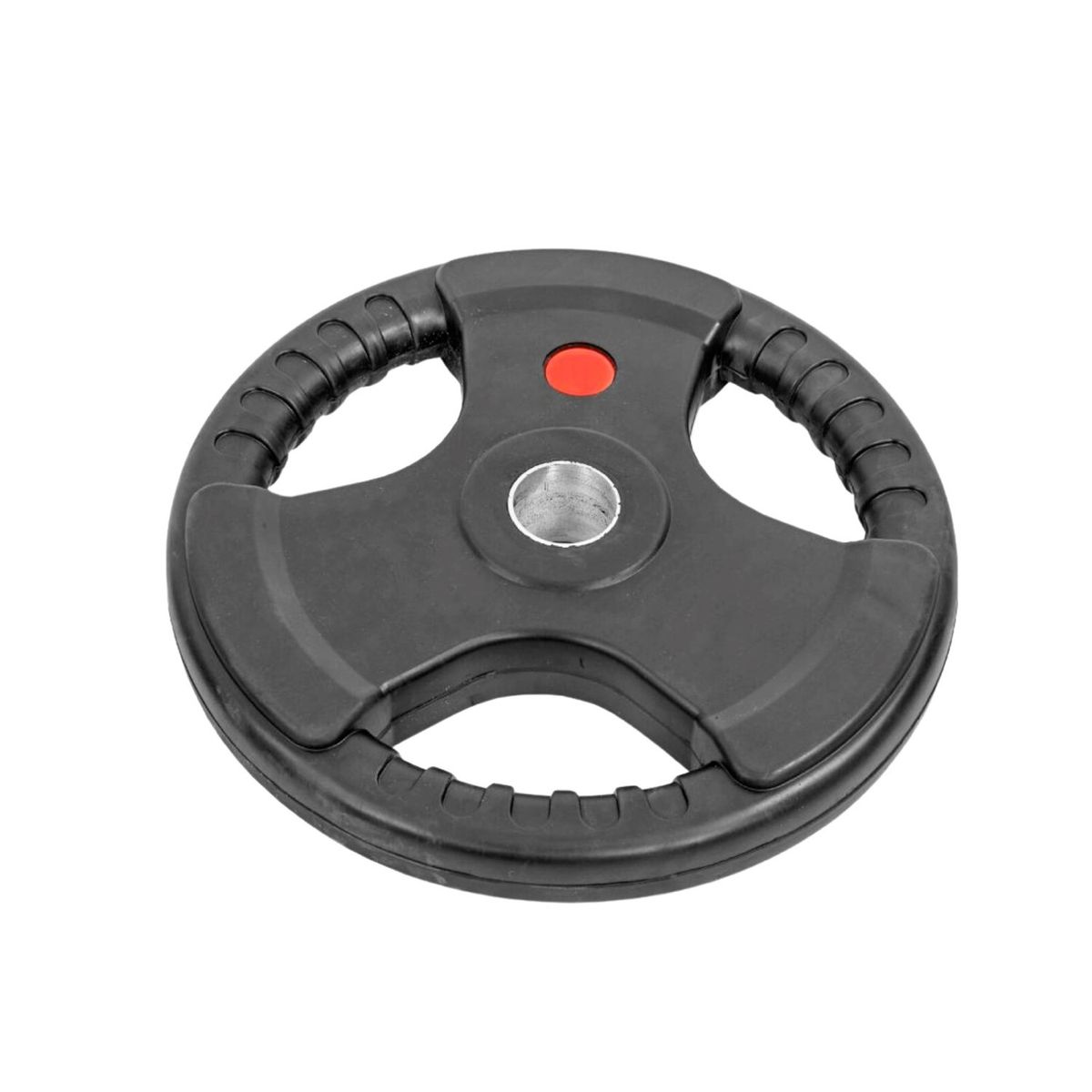 LUMAX - Disco Olimpico 2,5 Kg con asas recubierto en goma