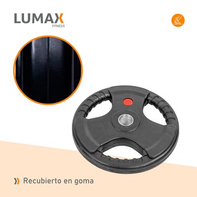 Imagen 2 del producto Disco Olimpico 2,5 Kg con asas recubierto en goma