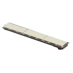VERONA - Desague Dren Ducha Baño Pvc Salida Central 75cm Beige