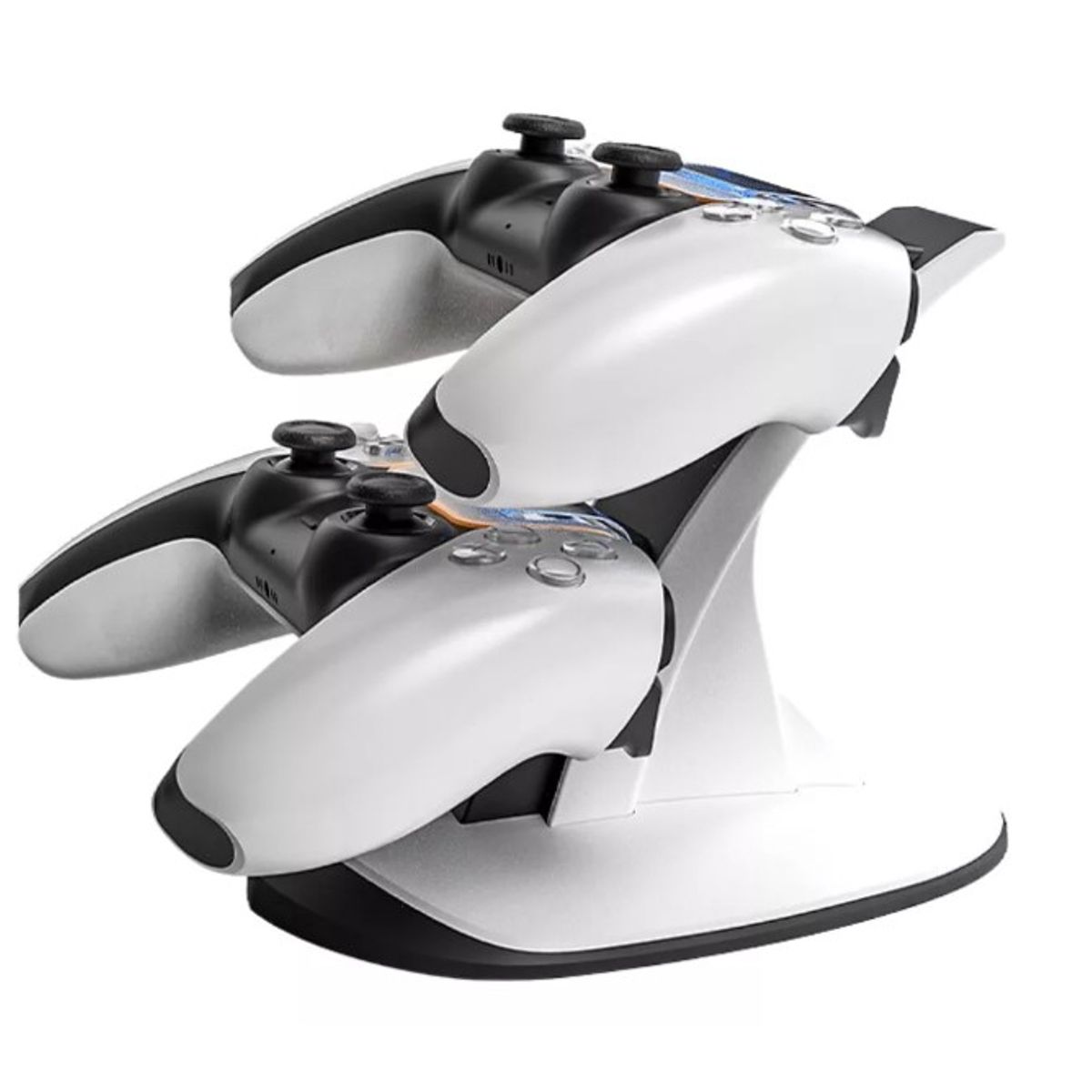 GENERICO - Base Cargador Doble Estación De Carga Para Joystick Ps5