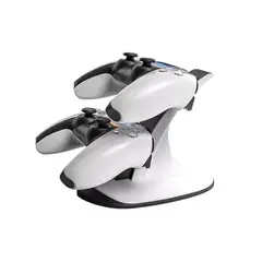 GENERICO - Base Cargador Doble Estación De Carga Para Joystick Ps5