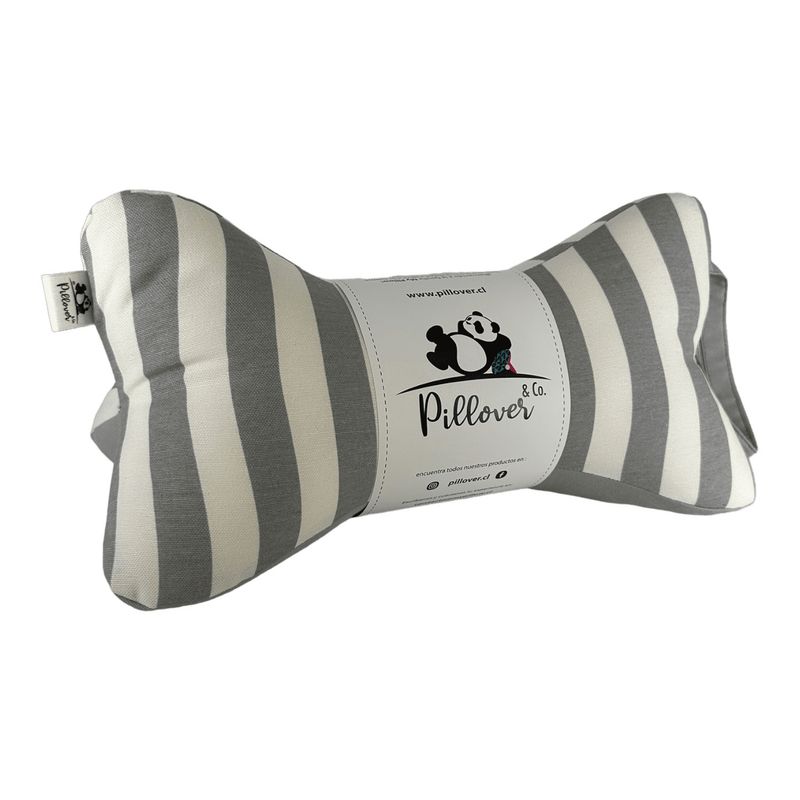 MY PILLOW - Cojín Almohada  My Pillow Rayas Gris Blanco