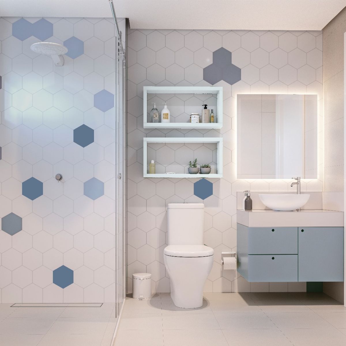 VERONA - Desague Dren, Ducha, Baño- Pvc Salida Central Oculta 75 Cm