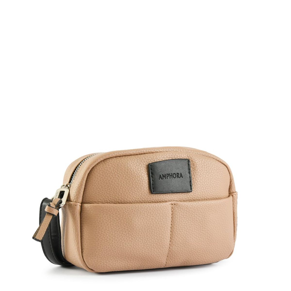 AMPHORA - Cartera bandolera mediana eureka beige oscuro