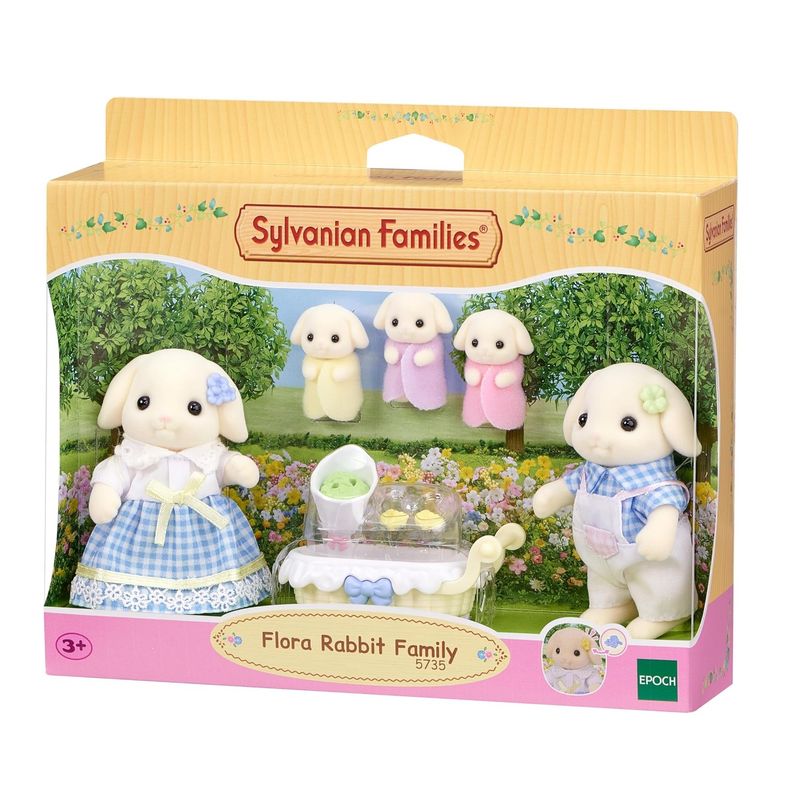 SYLVANIAN FAMILIES - Flora Rabbit Family Conejo 5735 Sylvanian Families Juguete