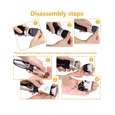 Imagen 2 del producto Maquina Corta Pelo Perros Cortadora Usb Accesorios