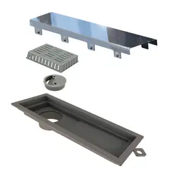 VERONA - Desague Dren Ducha Baño Acero Inoxidable 25cm