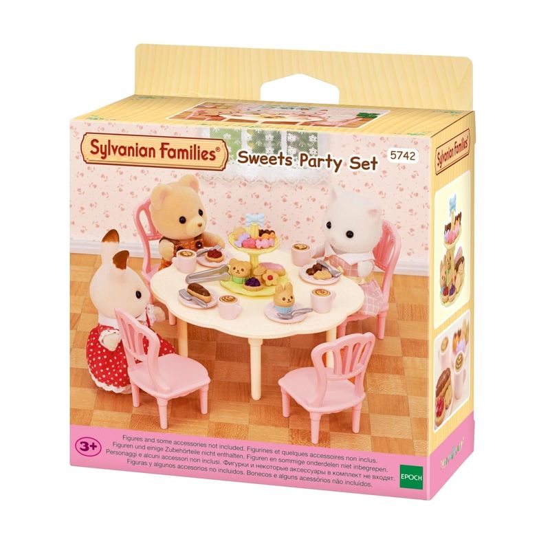 SYLVANIAN FAMILIES - Sweets Party Set Fiesta 5742 Sylvanian Families Juguete