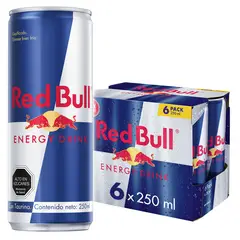 RED BULL - Bebida Energética Pack 6 Latas 250Ml