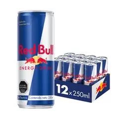 RED BULL - Bebida Energética Pack 12 Latas 250Ml