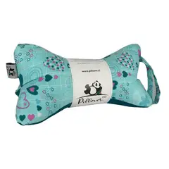 MY PILLOW - Cojín Almohada Corazones Turquesa