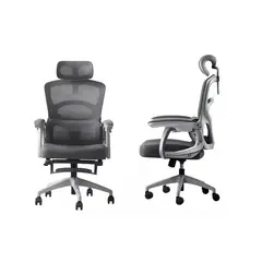 GENERICO - Silla De Oficina Ergonómica Con Reposapiernas Y Reclinable