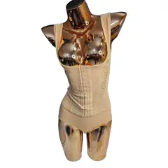 VICALLY FASHION - Faja Body Con 3 Hileras De Broche Moldeador Y Reductor