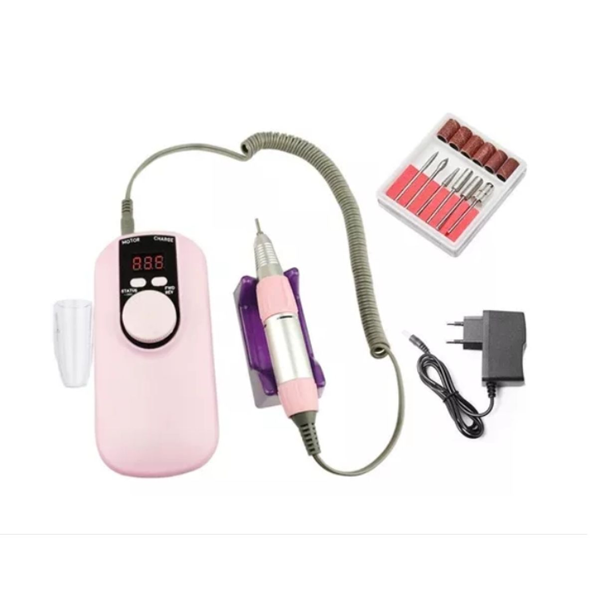 GENERICO - Torno Inalámbrico 30000 Rpm rosado