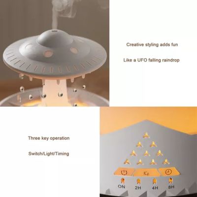 Imagen 2 del producto Difusor Humificador Relajante Hongo Gotas de Lluvia.-