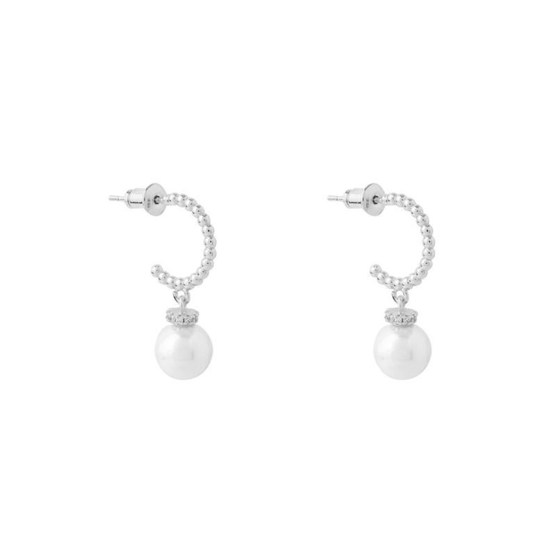 BOAZ JOYAS - ARGOLLAS RINA BAÑADAS EN ORO BLANCO