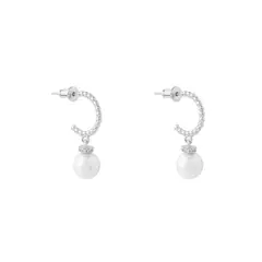 BOAZ JOYAS - ARGOLLAS RINA BAÑADAS EN ORO BLANCO