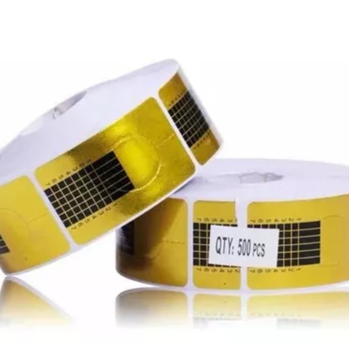 GENERICO - Moldes Para Realizar Uñas Acrilicas Y Gel 500 Unidades.