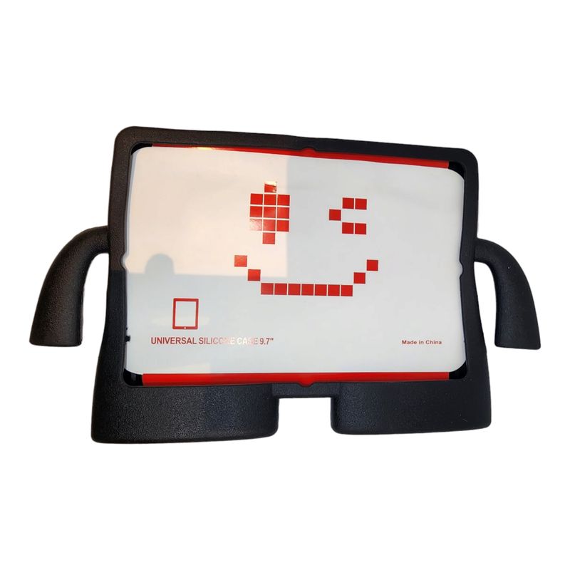 GENERICO - Funda Universal De Silicona Para Tablet 9.7 pulgada Negro