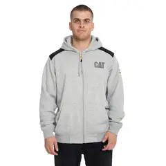 CAT - Polerón Hombre Essential Fz Hooded Sweatshirt Gris