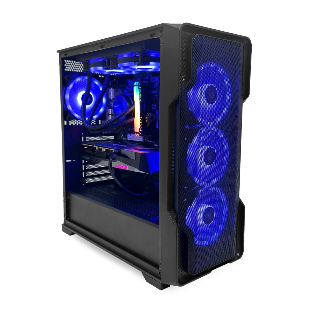 SNAKE GAMER - Pc Gamer Vibora Black V5 AMD Ryzen 7 5700X RX 7600 SSD 1TB RAM 32 GB