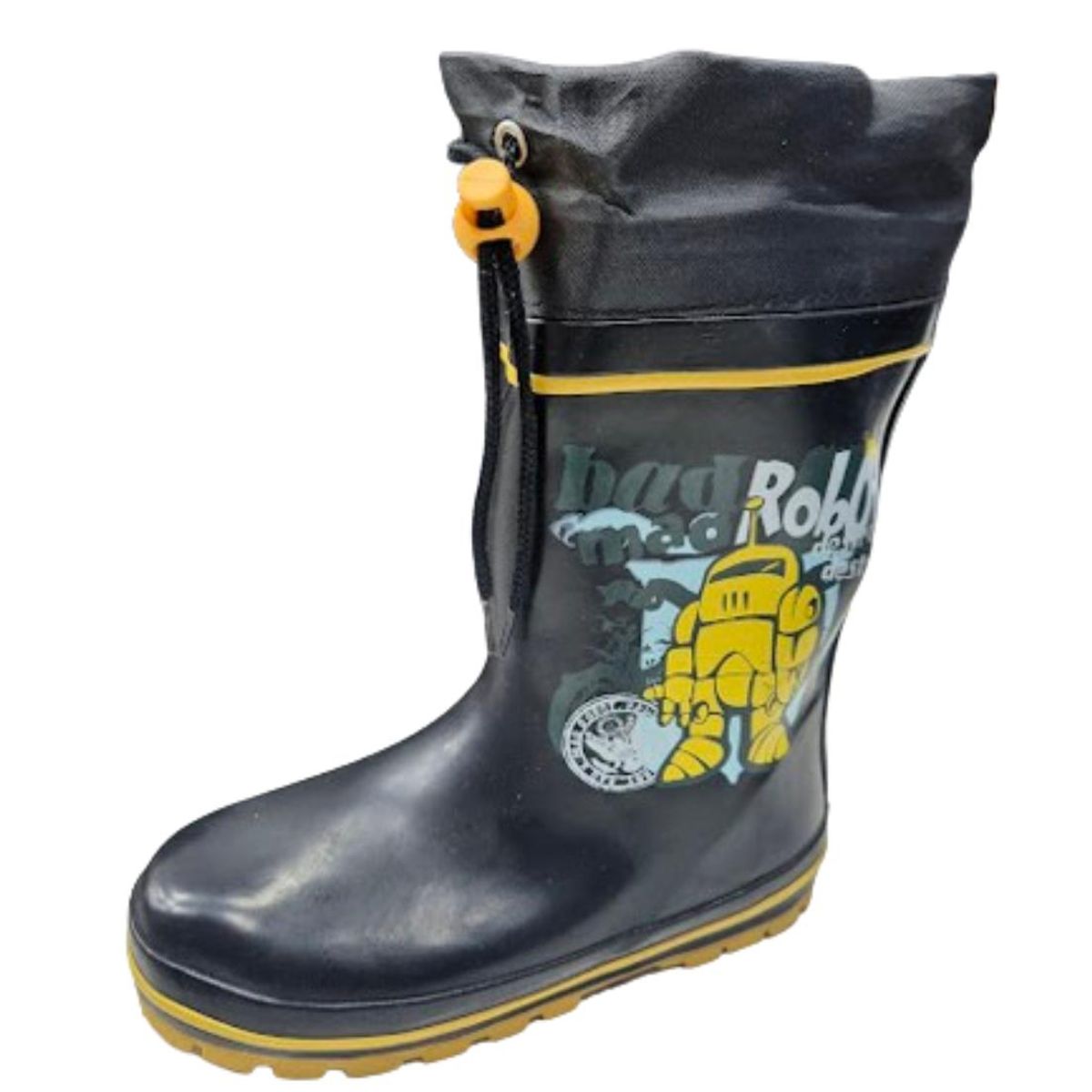 VINNYS OUTLET - Bota de Agua Lluvia Niño Negro