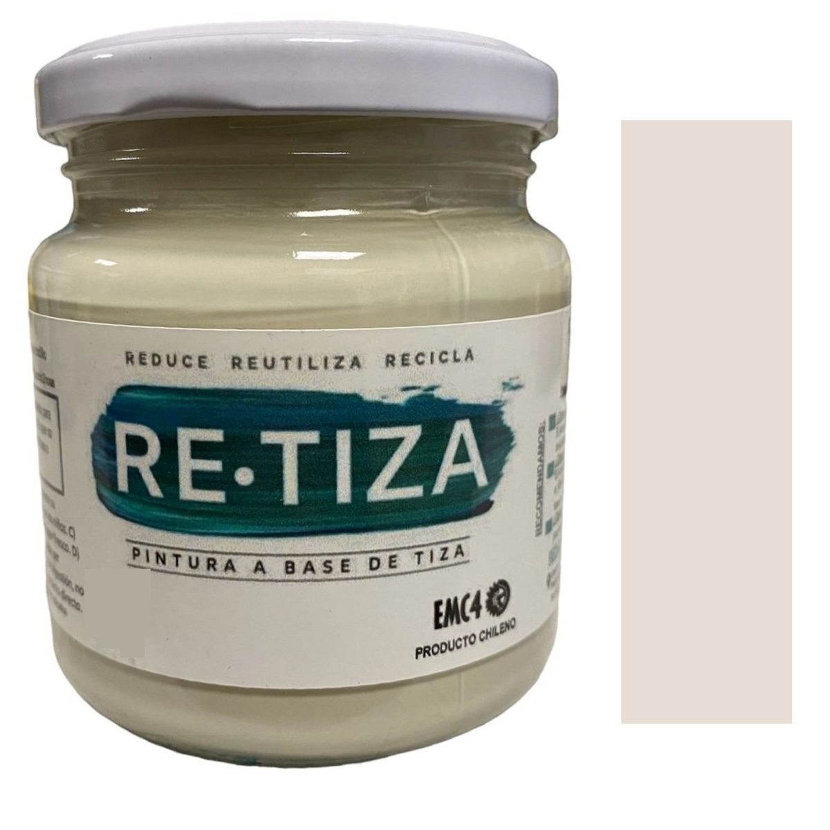 RETIZA - Pintura Tizada/Vintage BLANCO CRUDO/ HUESO  250 grs.  al agua