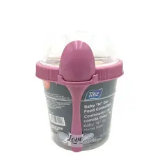 TITIZ - Vaso Yogurt Frutas y Cereal Lila 500 Ml