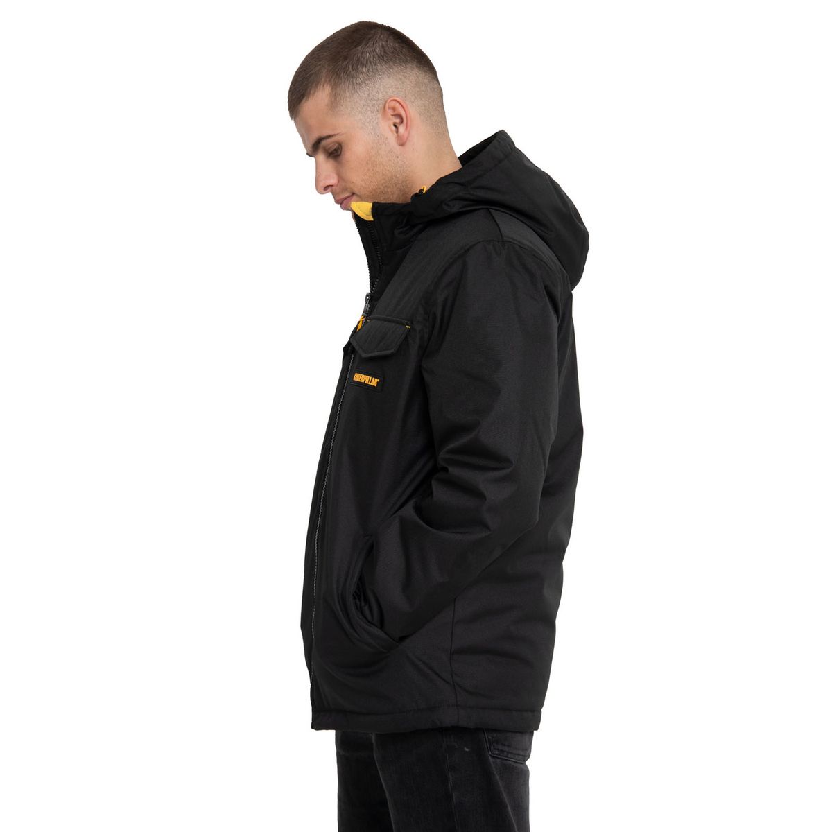 CAT - Chaqueta Hombre Heavyweight Insulated Hooded Negro CAT