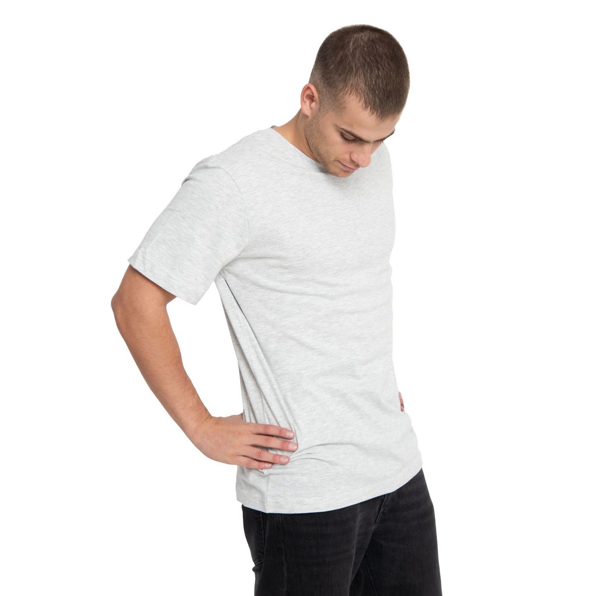 CAT - Polera Manga Corta Hombre Essential Gris CAT