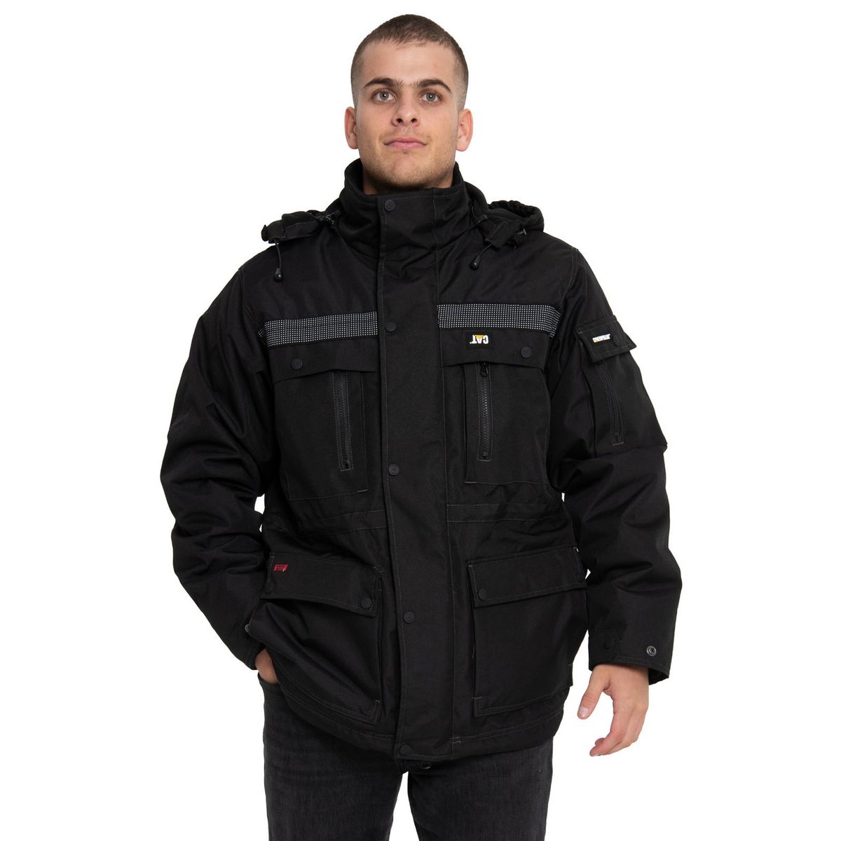 CAT - Parka Casual Hombre Heavy Insulated Parka Negro CAT