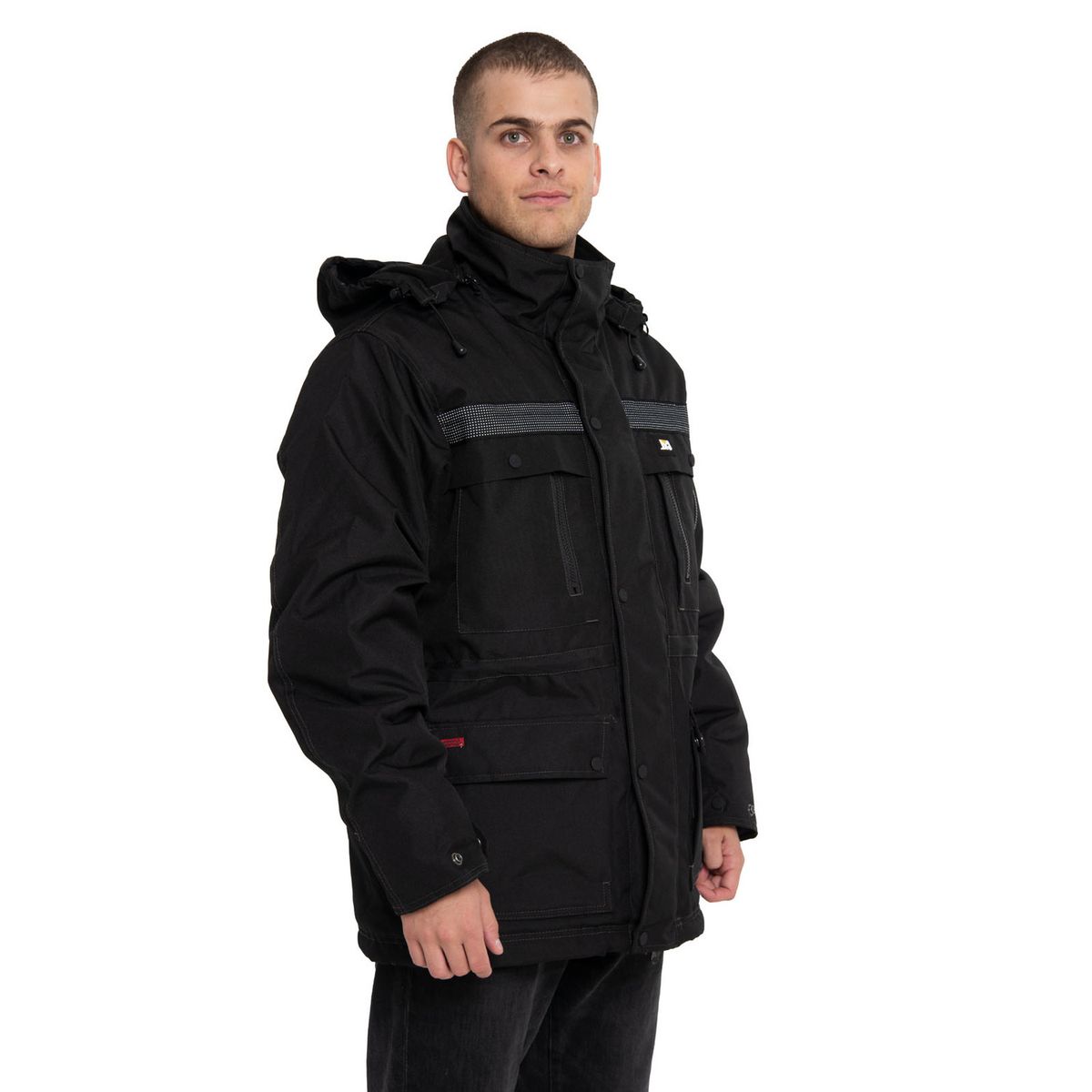 CAT - Parka Casual Hombre Heavy Insulated Parka Negro CAT