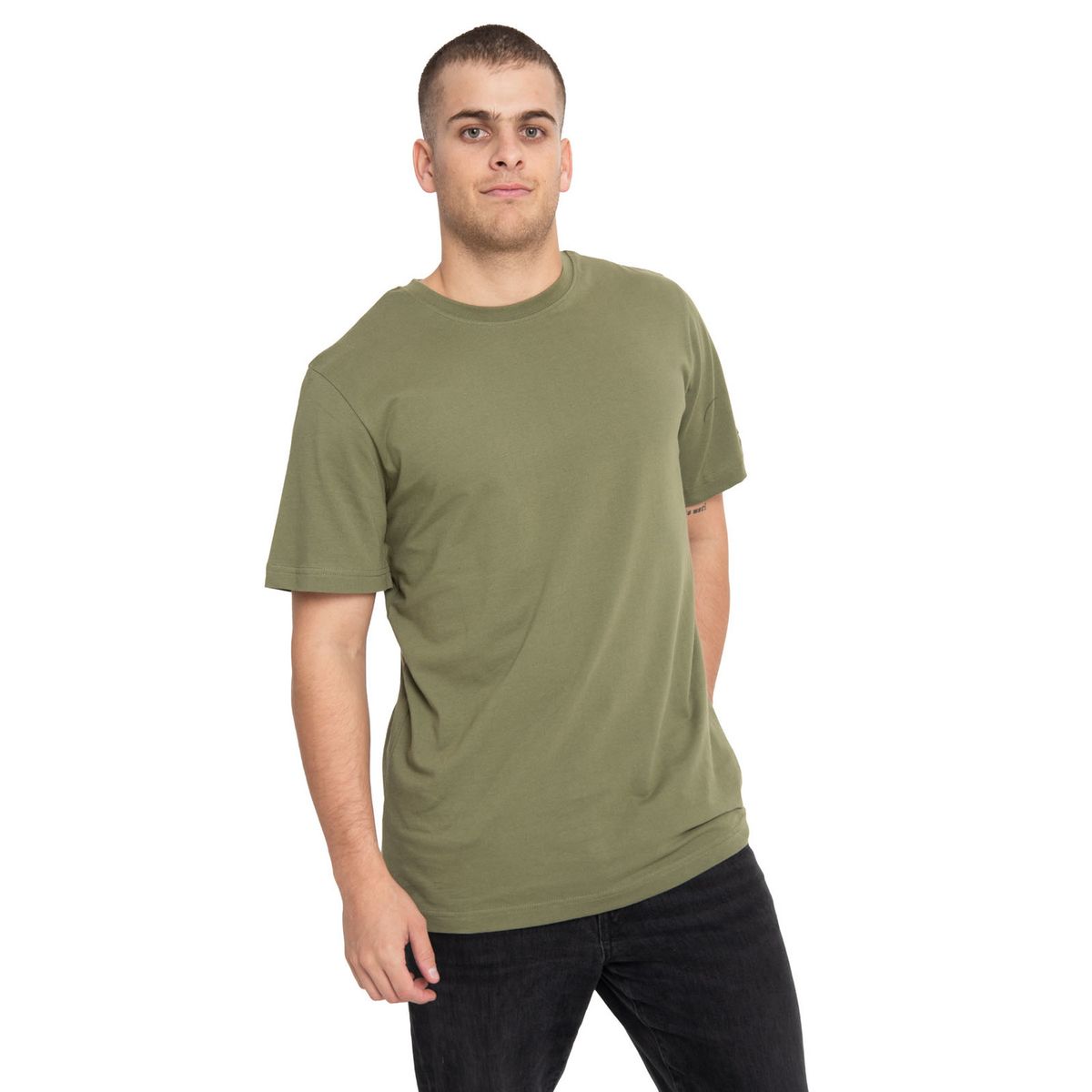 CAT - Polera Manga Corta Hombre Essential S/S Tee Verde CAT