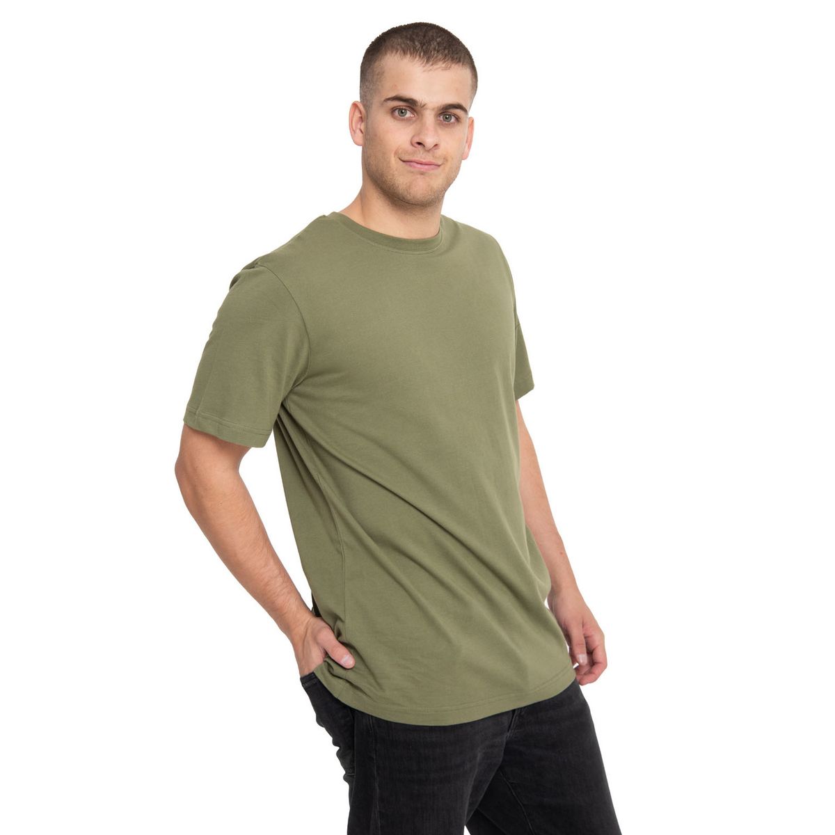 CAT - Polera Manga Corta Hombre Essential S/S Tee Verde CAT