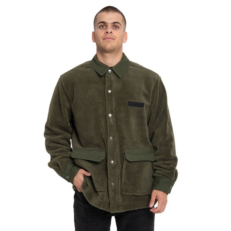CAT - Polar Casual Hombre Sherpa Jacket Verde CAT.