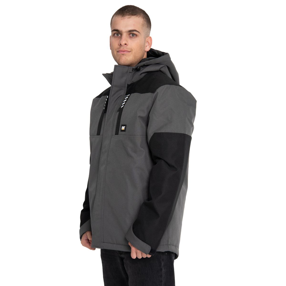 CAT - Chaqueta Hombre Midweight Insulated Oxford Gris CAT