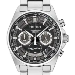 SEIKO - Reloj Core Cronografo Acero Negro Cuarzo Ssb397p1