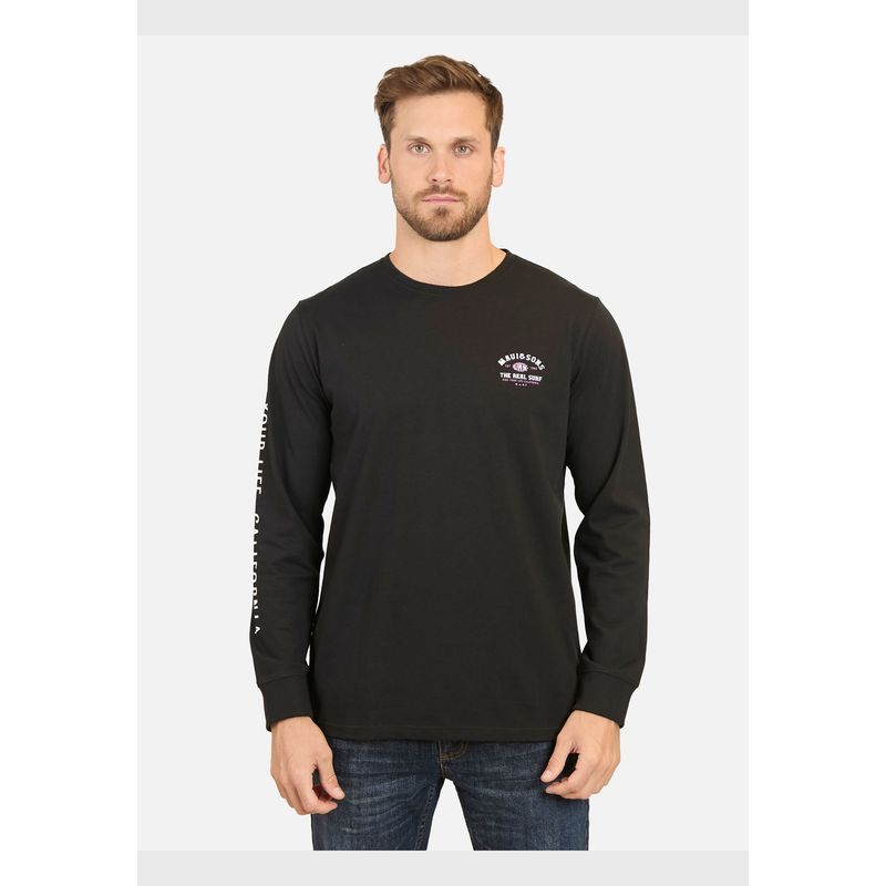 MAUI AND SONS - Polera Extradic Negro Hombre Maui And Sons