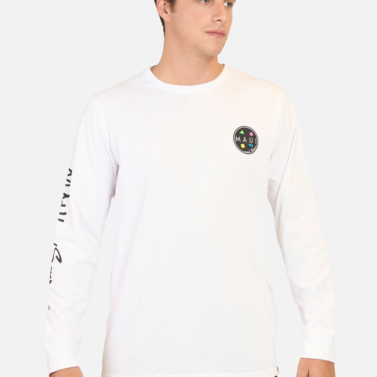 MAUI AND SONS - Polera Rictraty Blanco Hombre Maui And Sons