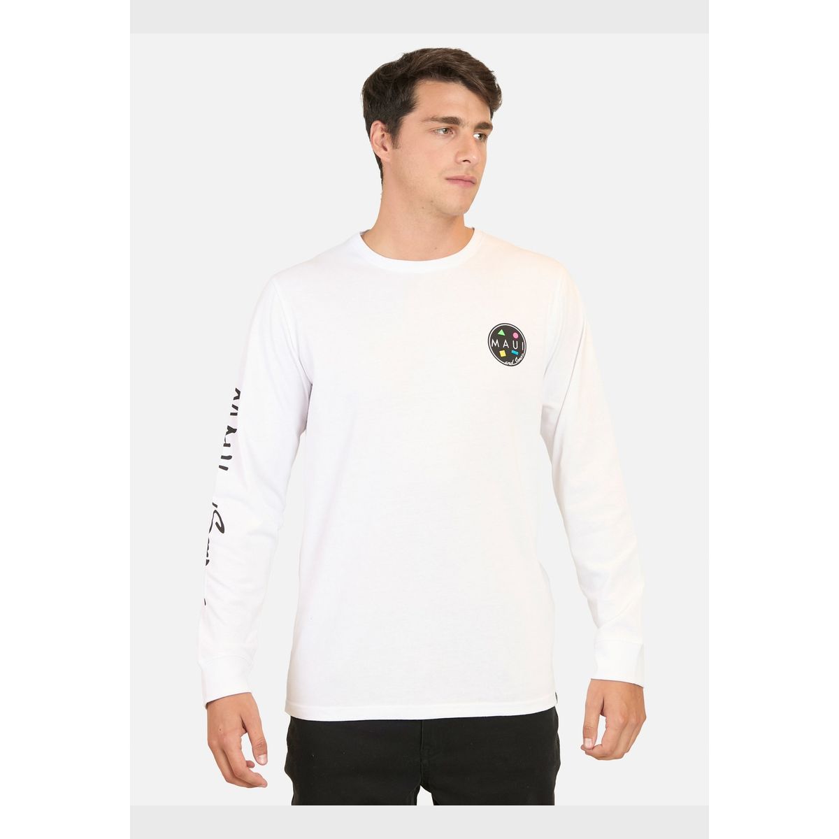 MAUI AND SONS - Polera Rictraty Blanco Hombre Maui And Sons