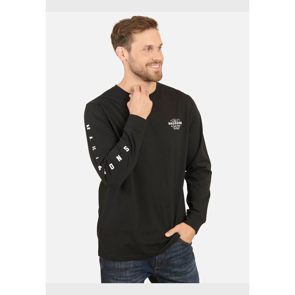 MAUI AND SONS - Polera Maravic Negro Hombre Maui And Sons