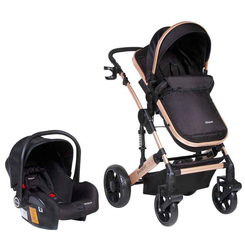 BBQOOL - Coche Travel System Everest Black