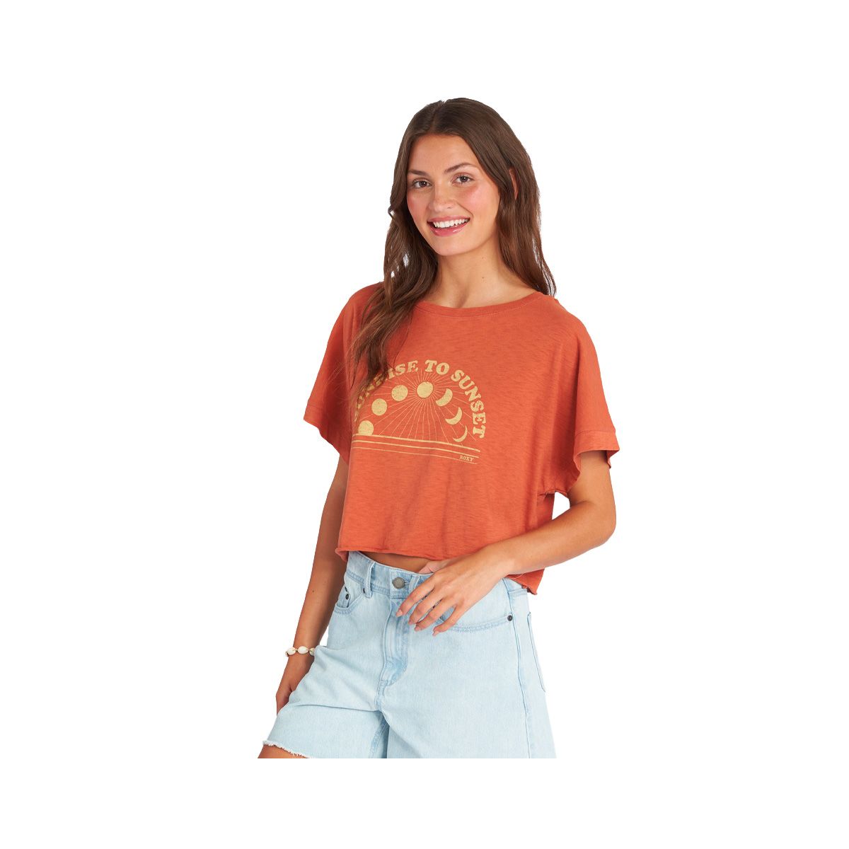 ROXY - Polera Roxy Sunrise To Sunset Mujer Naranjo