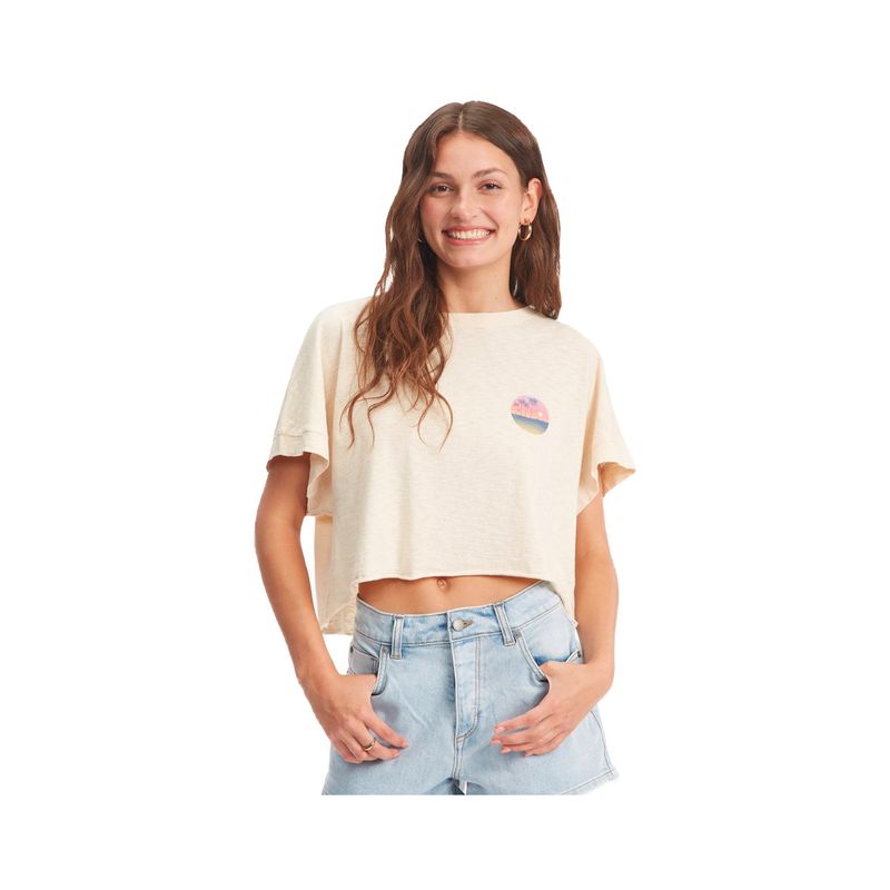 ROXY - Polera Roxy When In Hawaii Mujer Beige